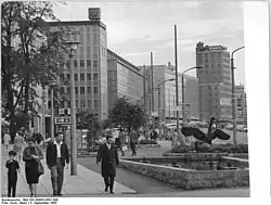 Bürogebäude des VEB Chemieanlagenbau und Montagekombinat am Leipziger Georgiring (1965)