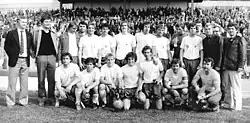 Der FC Carl Zeiss Jena 1980 mit der dritten Pokalvariante