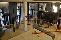 Der 2019 umgebaute Besucher-Eingang