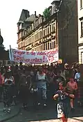 Demonstration während der BRN 1991
