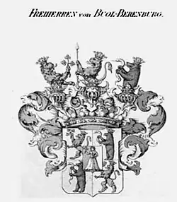 Großes Wappen der Freiherren von Buol-Berenberg