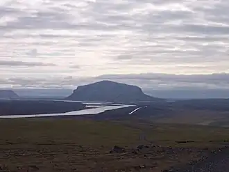 Búrfell an der Þjórsá