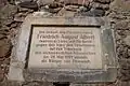 Gedenktafel an der Oberburg