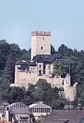 Burg Kerpen von Südwesten gesehen (1999)