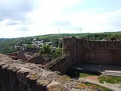Ausblick nach Süden in Richtung Battenberg