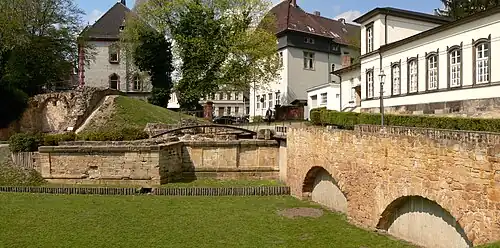 Der Schlossberg in Peine, heute Sitz des Amtsgerichts Peine