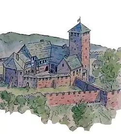 Rekonstruktion der Burg Wartenberg