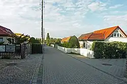 Burghardweg, Blickrichtung Norden