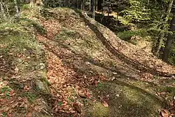 Bild 12: Der höchste Punkt der Burgruine Wurzstein