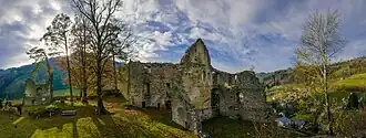 Burg Losenstein, heute Burgruine, einstiger Stammsitz derer von Losenstein