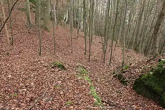 Bild 4: Nordwestliches Grabenende (Dezember 2014)