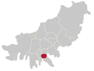 Lage von Jung-gu in Busan