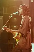 Peter Tosh auf der Bush-Doctor-Tour, 1978.