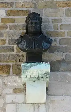 Büste von Pius II., Kathedrale von Triest