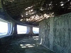 Äußerer Flur mit Mosaiken heute