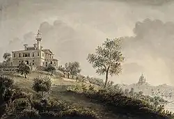 Byströms Villa in Djurgården 1860