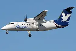 Eine Hawkair Dash 8-100