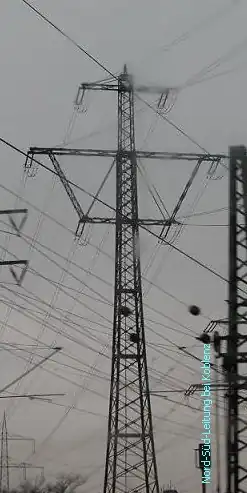 Auffallend hoher C1-Mast in Koblenz, 2005