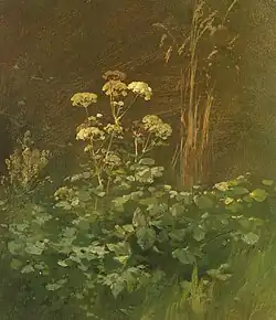 Gräser und Stauden im Unterholz, um 1885