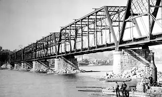 Burlington Rail Bridge Burlington (Iowa), 1893