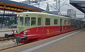 Z 105 der CFL im Bahnhof Luxemburg