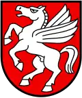 Wappen von Bargen (Kanton Bern, mit Pegasospferd)