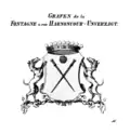 Wappen der Grafen von de la Fontagne und von Harnoncourt-Unverzagt