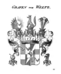 Gebessertes Wappen der Grafen von Weltz