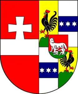Wappen des Wiener Fürstbischofs Franz Ferdinand Rummel