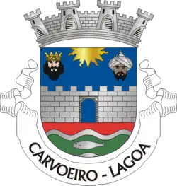 Wappen der Gemeinde Carvoeiro, Kreis Lagoa
