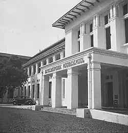 Das Gebäude der Stovia, später umbenannt in „Geneeskundige Hogeschool“