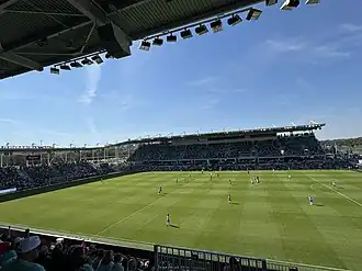 Im Oktober 2024 das Spiel Kansas City Current gegen den San Diego Wave FC