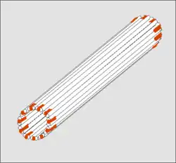 Stabbündel, wechselseitig verschweißt