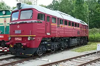 781 600 der ČD im Eisenbahnmuseum Lužná u Rakovníka