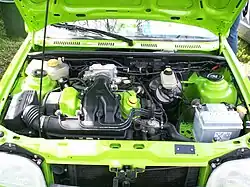 EFI-Motor in einem Fiesta XR2i