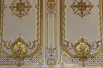 Boiserie im Cabinet de pendule, Versailles