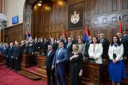 Gruppenbild der Regierung