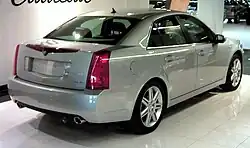 Heckansicht der Stufenhecklimousine