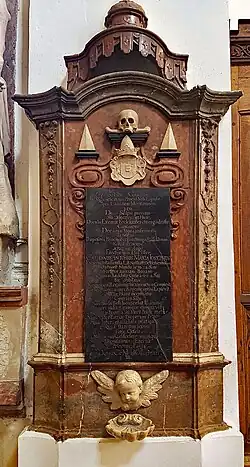 Grabdenkmal für Cajetan Anton Notthafft von Weissenstein