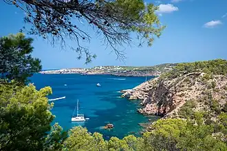 Ibiza im Mittelmeer, Spanien