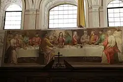Fresko Das Abendmahl von Poccetti, 1597