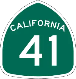 Straßenschild der California State Route 41