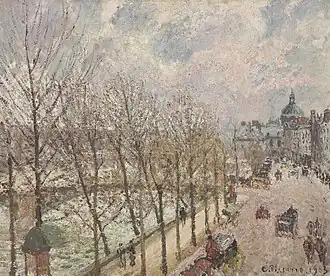 Le Quai Malaquais et l’institut, Printemps (Camille Jacob Pissarro)