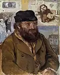 Camille Pissarro: Porträt Paul Cézanne