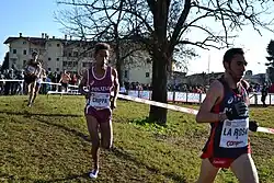 Stefano La Rosa (hier in führender Position eines Crosslaufs) belegte Platz zehn