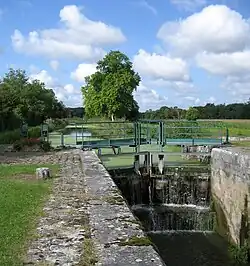 Schleuse am Canal d’Orléans
