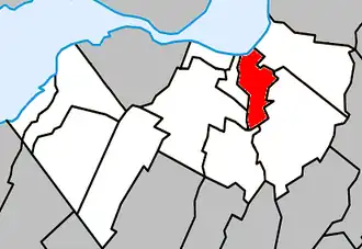 Lage in der MRC Roussillon