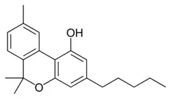 Strukturformel Cannabinol