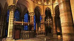 Frühgotischer Chorumgang der Trinity Chapel