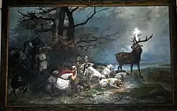 Die Bekehrung des heiligen Hubertus